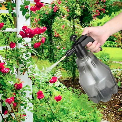 2L Garden Spray Bottle Hand-held Portable Water/Chemical Sprayer Pump Pressure • $9.59