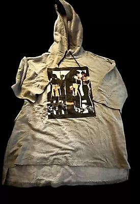 Rare!  Michael Jackson Tribute Longline Hoodie Sweatshirt With Pockets XL • $45