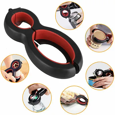 Multi Purpose Jar Opener All Sizes Bottle Opener For Jars Soda Can Wine Beer Lid • $7.99