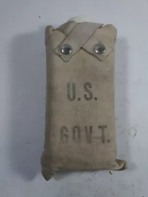 Vintage! Usfs / Blm Fire Fighters Water Bottle And Cover Labeled  U.s. Govt.  • $20