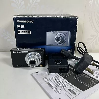 Panasonic Digital Camera Lumix DMC-F2 10.1MP Inc Charger & Battery - WORKING • £44.99