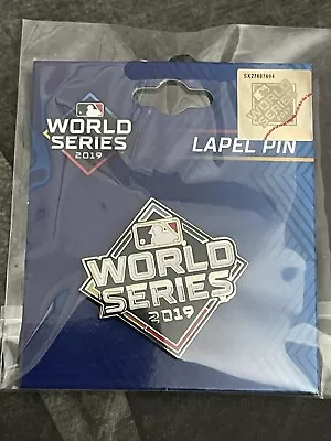 2019 World Series Logo Pin Houston Astros Washington Nationals NL Vs AL MLB PSG • $5.99