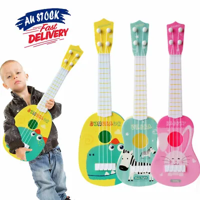 Guitar Toy Ukulele Educational For Kids Classical Beginner Musical Instrument AU • $14.45