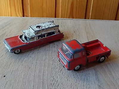 £2.99 • Buy Vintage Corgi Toys 437 Superior Ambulance Cadillac 1962 14 Jeep FC-150 1961 Lot