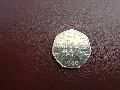 2015 Battle Of Britain 50p Fifty Pence • £2.69