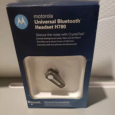 RARE Motorola H780 Bluetooth Wireless Headset  AT&T 6 Hr Talk Time ~ NIP NWT • $34.99