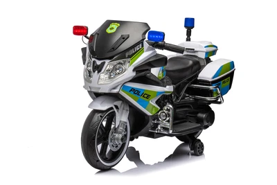 $187.54 • Buy Electric 12V Battery Kids Ride On Car Police Motorcycle Bluetooth Alarm Light