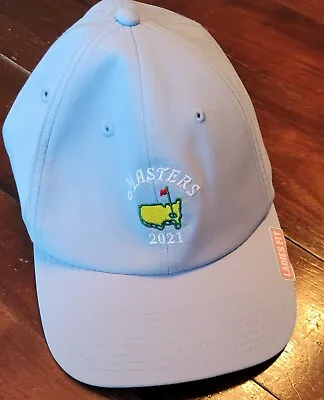NEW Ladies Fit Masters Hat Light Blue 2021 Adjustable Authentic PGA Tour • $22.49