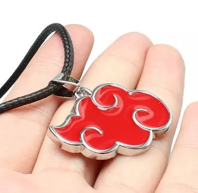 Naruto Sasuke Itachi Akatsuki Cloud Pendant Necklace Jewelry • £4.20