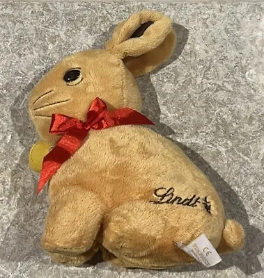 Lindt Bunny Rabbit  9  Soft Toy Plush Comforter Zip Tummy Soft Bell Collectable • £6.99