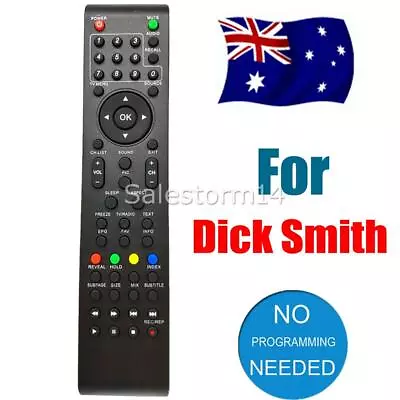 For DICK SMITH DSE TV REMOTE CONTROL GE6606 GE6804 GE6806 GE6810 GE6607 GE6807 • $15.28
