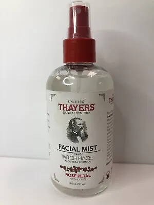 Thayers Facial Mist Witch Hazel Aloe Vera Formula Clear Rose Petal 8 Fl Oz • $10.95