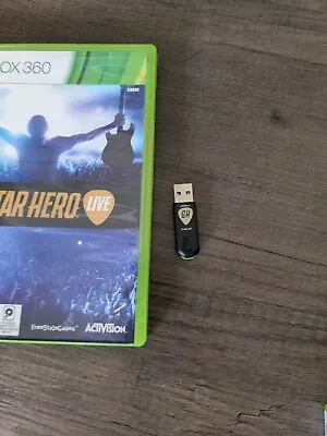 $49.99 • Buy Genuine Guitar Hero Live Xbox 360 USB Dongle Wireless Receiver And 2 Disc Game