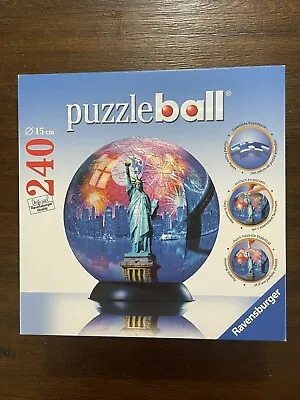 2009 Ravensburger New York City 240 PC Jigsaw Puzzle Ball-NEW • $22.99