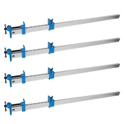 4 X Quick Release Sash Clamps EXTRA LONG 36 /900mm Wood Bench T Bar Cramp Frame • £58.99