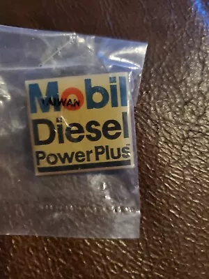 Vintage Mobil Diesel Power Plus Lapel Pin • $8.50