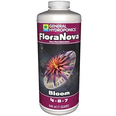 $28.65 • Buy General Hydroponics FloraNova Bloom 1 Quart Qt 32oz - Gh Flora Nova Nutrient