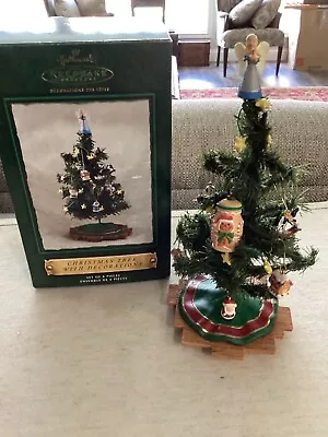Vintage Hallmark Keepsake Miniature Christmas Tree With Ornaments 2002 • $15