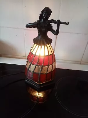 Tiffany Lamp H26cm  Lady Playing Violin • £65