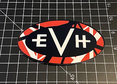 EVH Eddie Van Halen Tribute Decal Sticker Rock FREE SHIPPING • $9