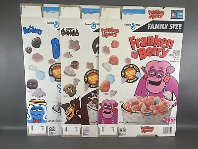 General Mills Monster Cereal 2022 Flat Empty Boxes Set Of (3) Franken Berry Boo • $19.95