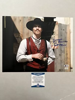 $400 • Buy Val Kilmer Autographed Signed 11x14 Photo Beckett BAS COA Tombstone Doc Holliday