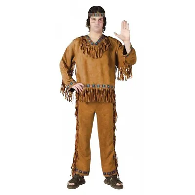 Indian Costume Adult Western Halloween Fancy Dress • $35.88