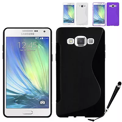 S Curve Gel Jelly Cover Case For Samsung Galaxy A3 / A5 / A7 + FREE Stylus  • $5.14