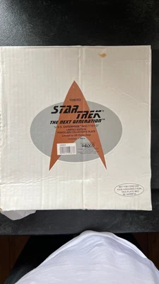 £25 • Buy Brand New SIGNED Star Trek USS Enterprise NCC-1701-D Collector Plate 