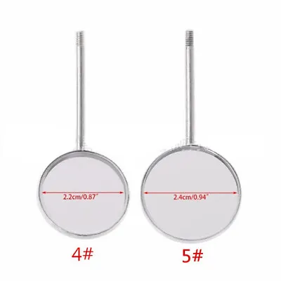 Dental Premium Mouth Mirror Heads Simple Stem #4 #5 Plain • $13.89