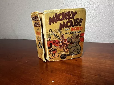 Disney's Mickey Mouse And Bobo The Elephant - The Big Little Book • $10