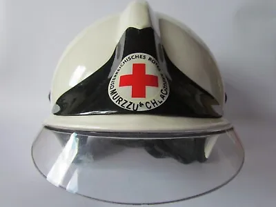 Austria Helmet ÖSTERREICHISCHES ROTES KREUZ MÜRZZUSCHLAG CGF Gallet Dräger • £125.46