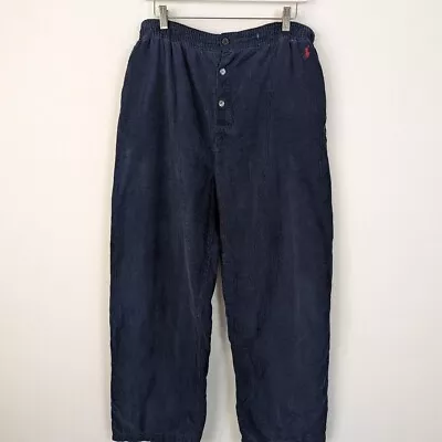 Polo Ralph Lauren Navy Corduroy Trousers (Small) • £15