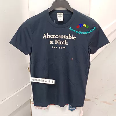 Abercrombie & Fitch Haystack Mountain Tee Shirt Navy Blue Mens Size Small • $99.99