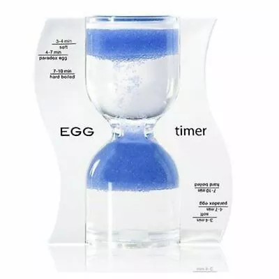 Paradox 10 Minute Egg Timer / Hourglass - Sand Flows From Bottom To Top • $15.95