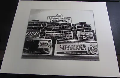 Vintage - Scranton Miners Scoreboard  - Scranton Pa 8 X 10 Premium Print #422 • $16.24