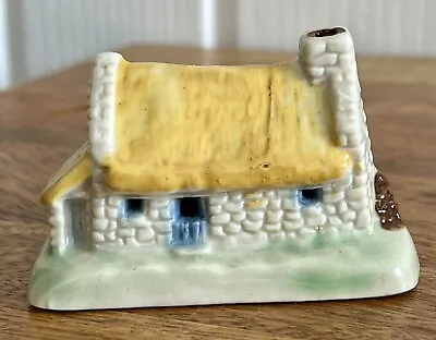 Vintage Irish Wade Shamrock Pottery - Ireland Porcelain Cottage House - 3” X 2” • £9