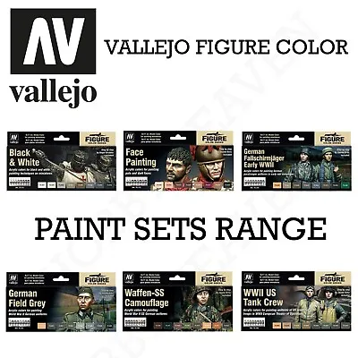 Vallejo Figure Color Paint Sets Range Acrylics Fast Shipping • £21.49