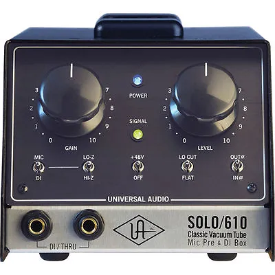 $2177 • Buy Universal Audio Solo 610 Classic TUBE MIC PREAMP
