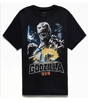 Pac Sun Godzilla Black Graphic Shirt Brand New With Tags • $14.94