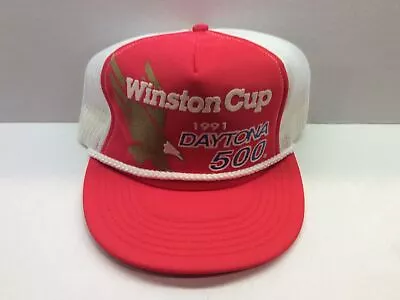 Vintage NASCAR Winston Cup 1991 Daytona 500 Hat SnapBack Mesh • $19