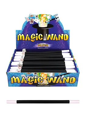 £1.68 • Buy New 10  Black Magicians Magic Wizard Wand Kid Toy Party Bag Filler Xmas Fun Bulk