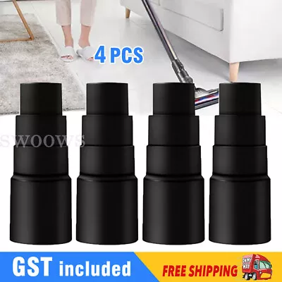 4Pcs Vacuum Cleaner Power Tool Dust Extractor Hose Universal Adapter Converter • $13.68