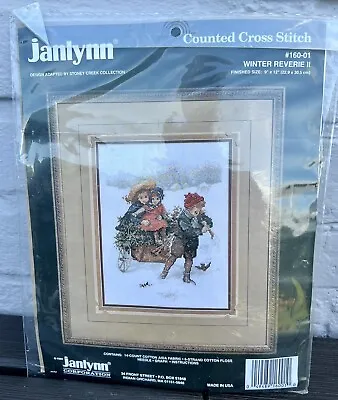 Janlynn Cross Stitch Kit #160-01 Winter Reverie Christmas • £17.99