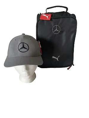 NEW Puma Mercedes Golf Shoe Bag And Hat Cap Dry Cell Activewear Golfing Travel • $52.20
