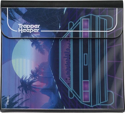 $18.99 • Buy Trapper Keeper Binder 1  Round Rings 80's Retro Style Car Incl. 2 Portfolios NEW