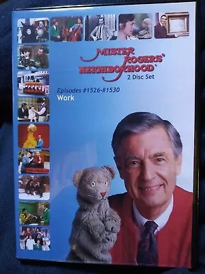 Mister Rogers' Neighborhood: Work Episodes 1526-1530 (2010 DVD 2 Discs) *RARE • $19.99