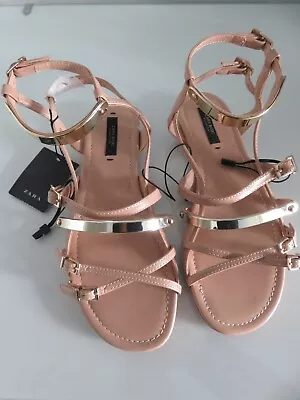 Zara Basic Collection Sandals BNWT Size: 37 (EU) 4(UK) • £14.99