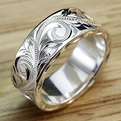 Fashion Party Band Jewelry Engagement 925 Silver Ring Women Gift Sz 6-10 • $1.60