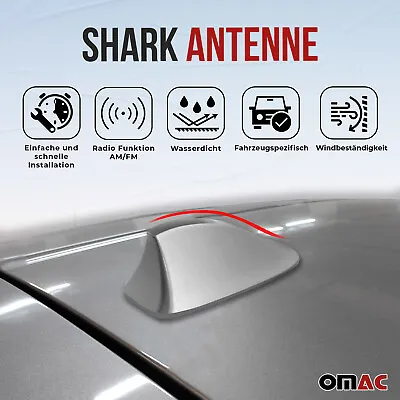 £13.58 • Buy Roof Antenna Car Antenna AM/FM Car Stereo Shark Antenna For Nissan Qashqai Grey